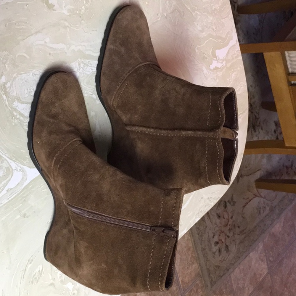 FRANCO SARTO WEDGE BOOTIES
